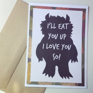 I love you so blank card