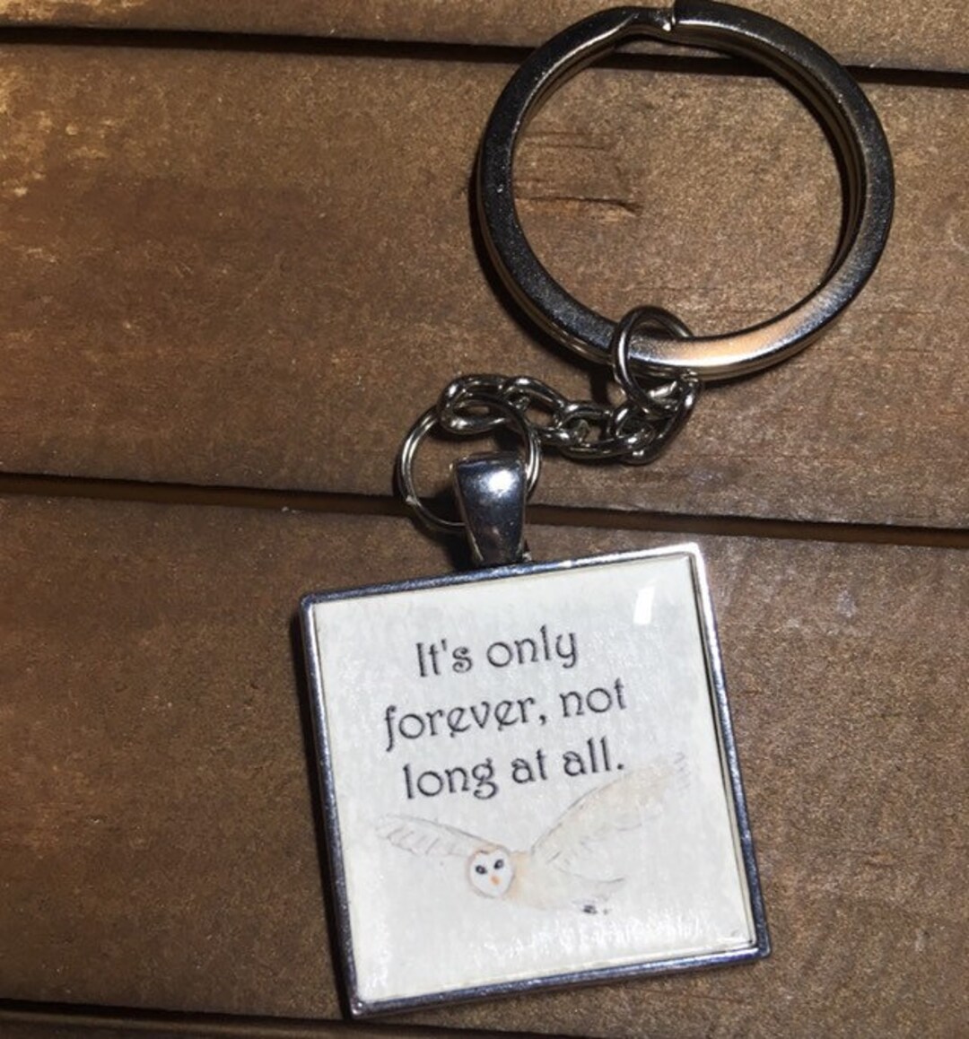 It's Only Forever, Not Long at All Labyrinth Quote Keychain / Eighties ...