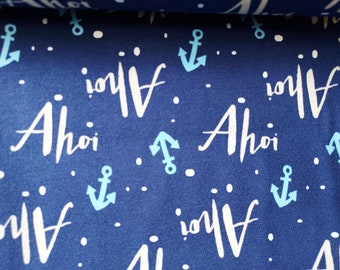 Jersey, Cotton Jersey, Anchor, Ahoi