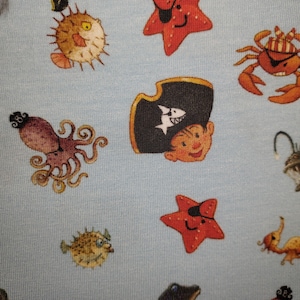 Jersey, Cotton Jersey, Pirate, Maritim