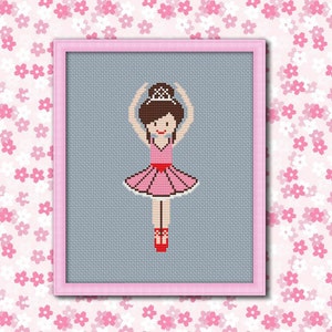 Little Ballerina Counted Cross Stitch Pattern PDF Cross Etsy althea charity my kidlinks prima ballerina