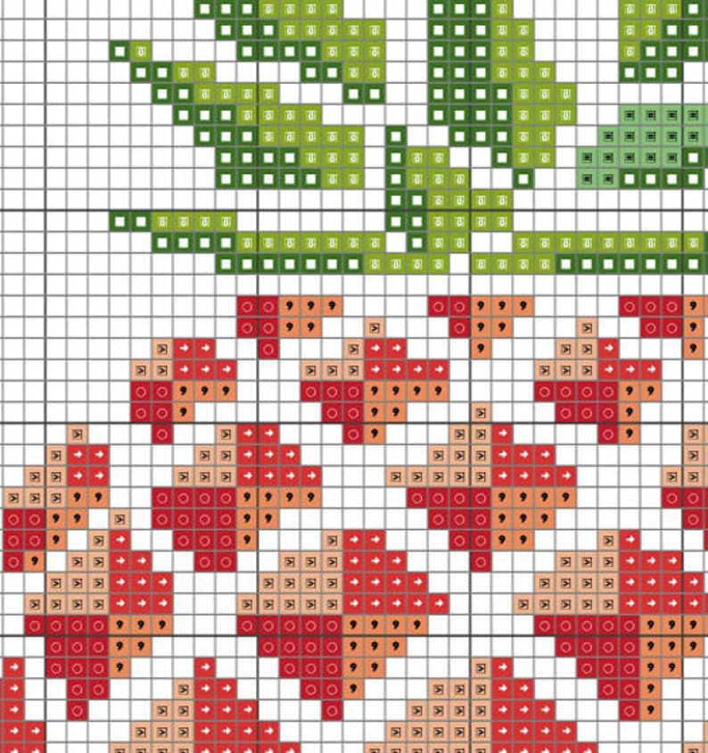 Pineapple Counted Cross Stitch Pattern PDF Cross Stitch Etsy