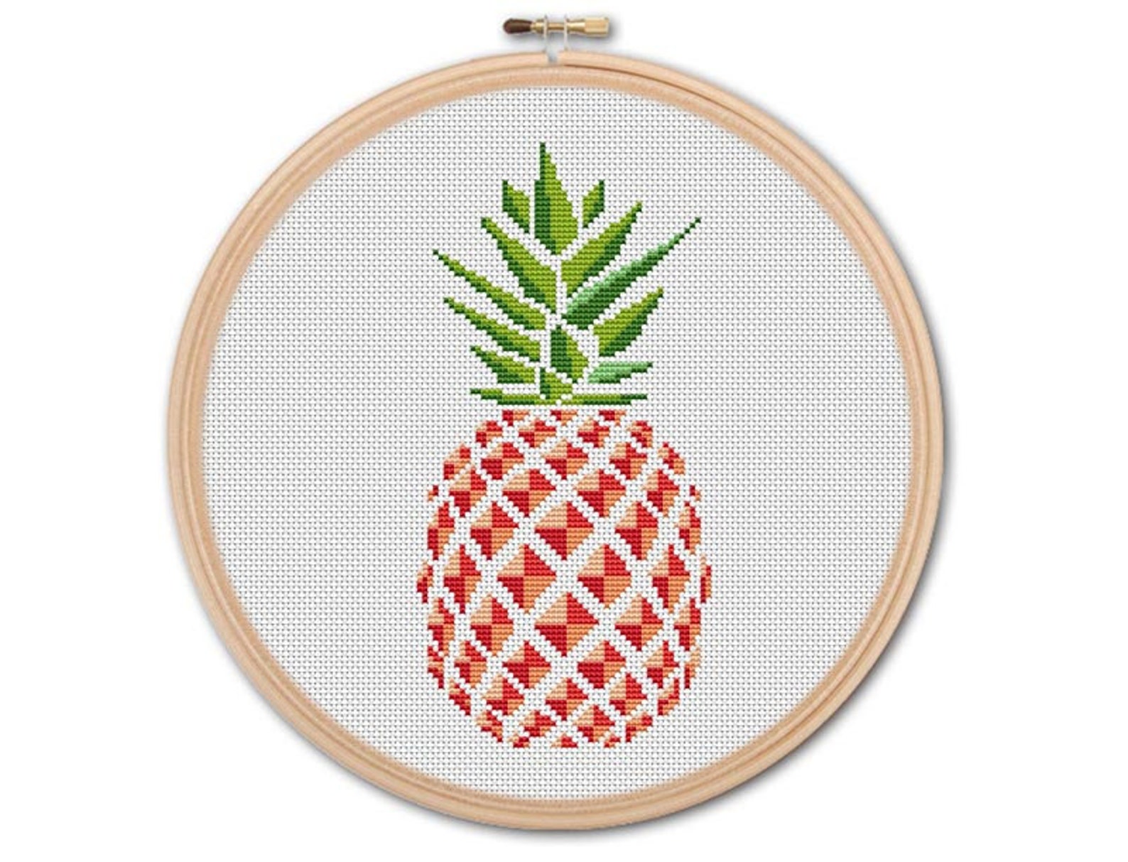 Pineapple Counted Cross Stitch Pattern PDF Cross Stitch Etsy