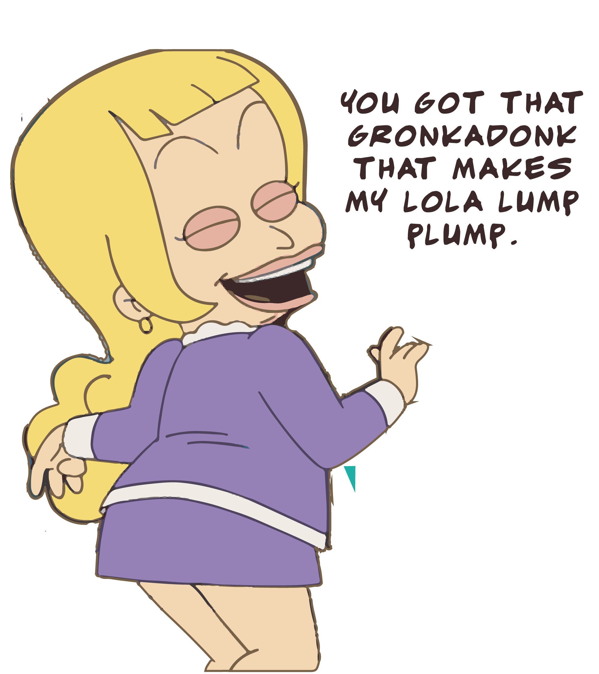 Big Mouth Lola Digital Graphic Etsy