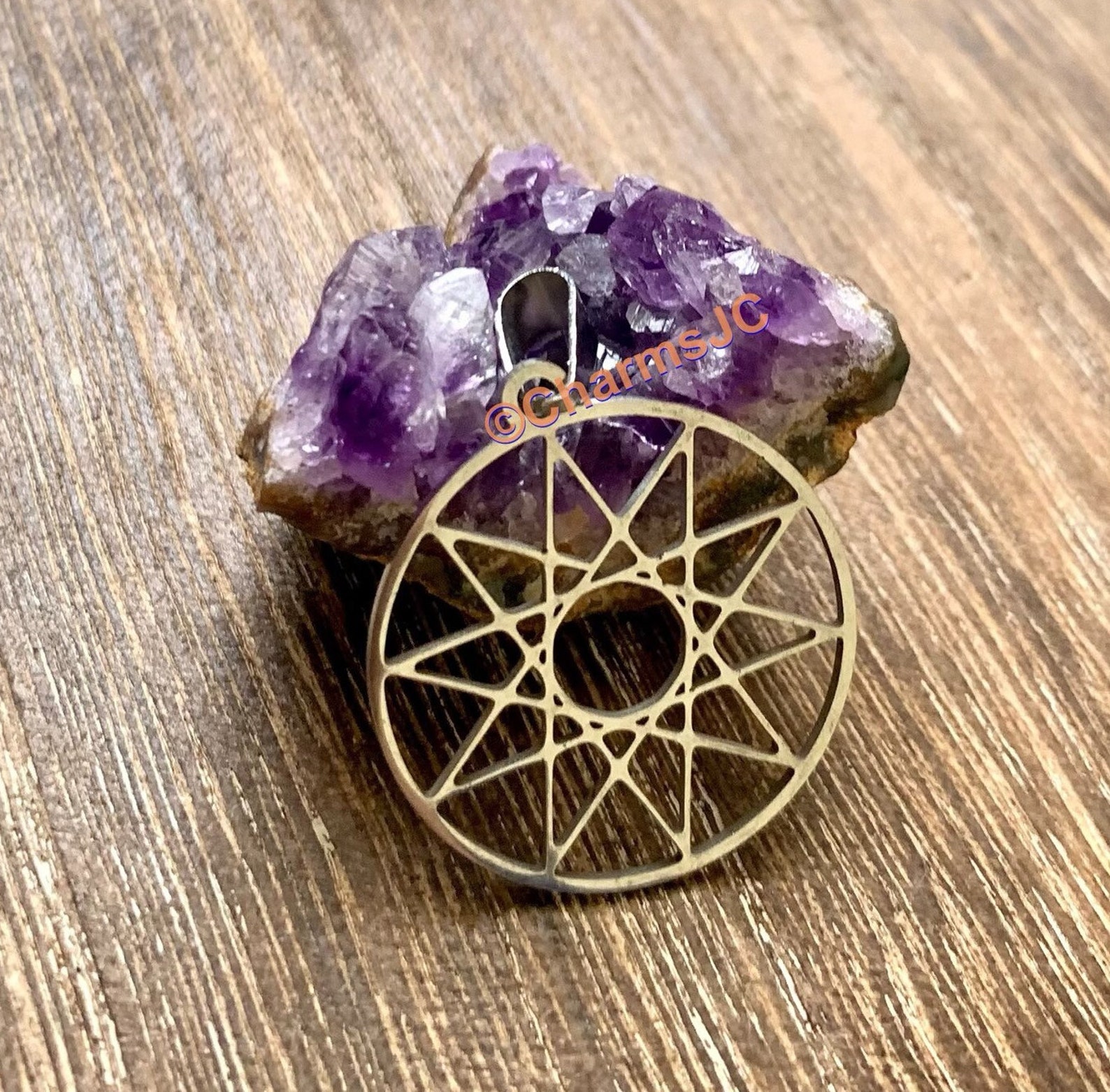 Stainless Steel Decagram Charm: Ten-pointed Star Amulet, DIY Jewelry - Etsy