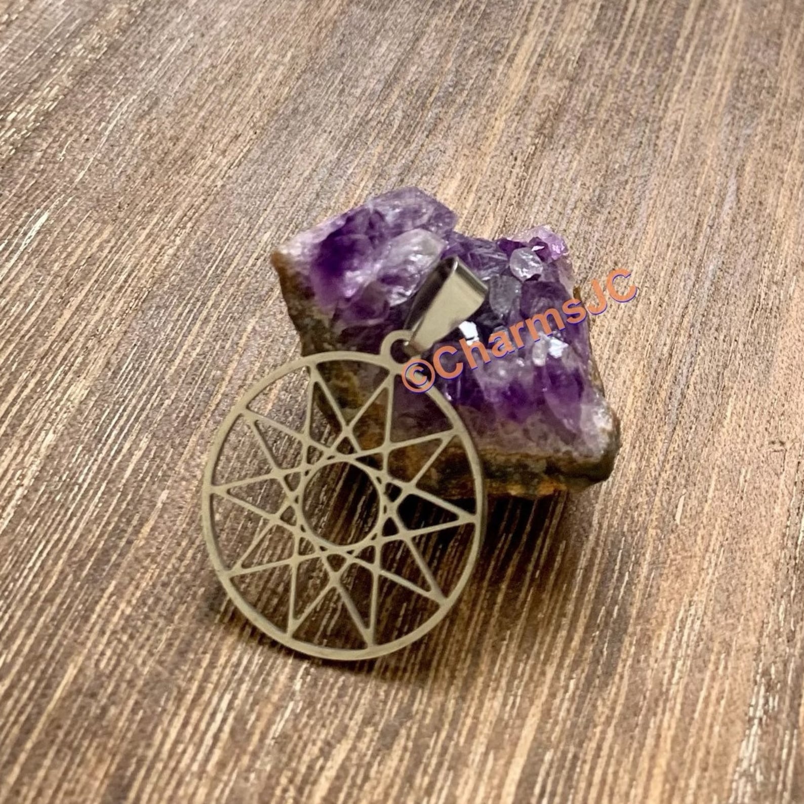 Stainless Steel Decagram Charm: Ten-pointed Star Amulet, DIY Jewelry - Etsy
