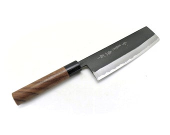 Kouichi Morimoto Yasuki White Steel #2, Nakiri 180 mm/7.1", with Rosewood Handle