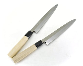Sakai Takumi Ajimasa Japanese Chef’s Knife/GINSAN Silver #3 Stainless Yanagiba , Hongasumi-Finish