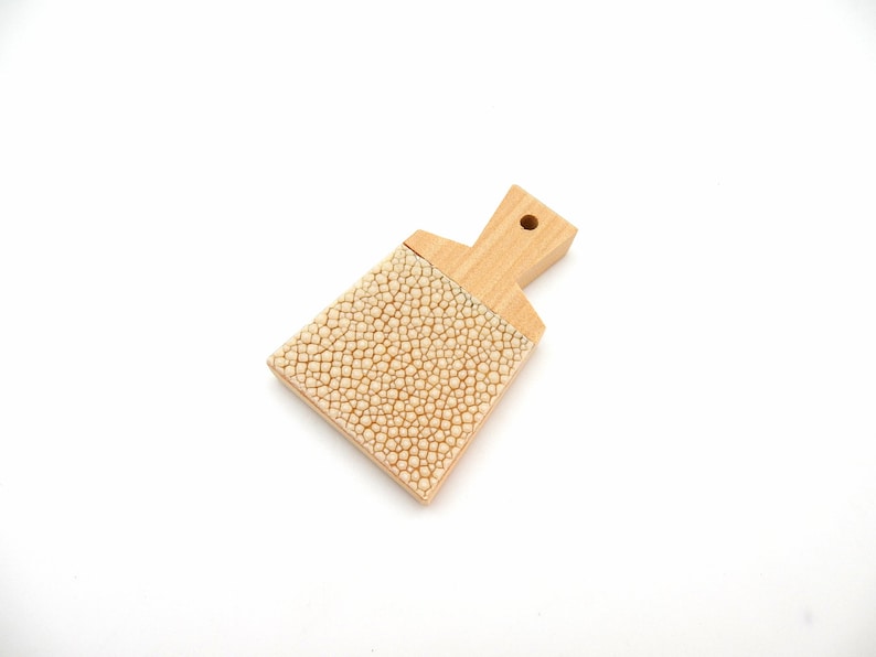 YuiSenri Sushi Chef's tool, Handmade Shark Skin Wasabi Grater,Made in Japan image 4