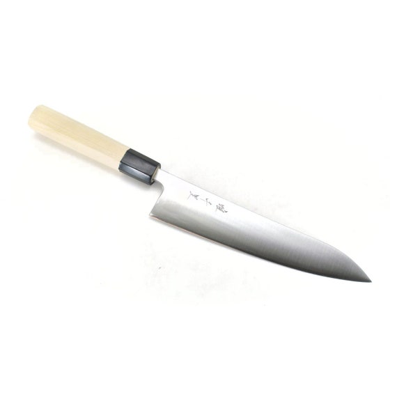 Yoshihiro VG-10 Gold Stainless Steel Gyuto Japanese Chefs Knife