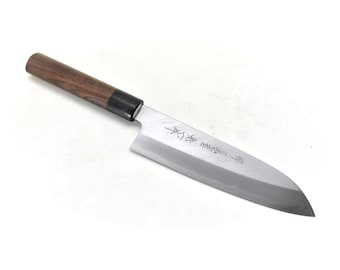 Kouichi Morimoto Yasuki White Steel #2, Santoku 170 mm/6.7" with Rosewood Handle
