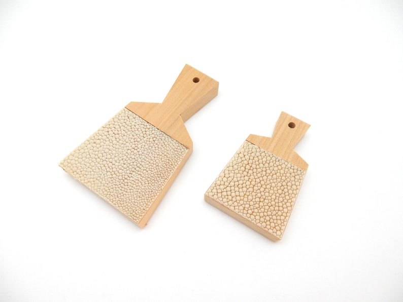 YuiSenri Sushi Chef's tool, Handmade Shark Skin Wasabi Grater,Made in Japan image 1