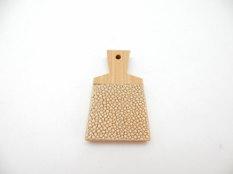 YuiSenri Sushi Chef's tool, Handmade Shark Skin Wasabi Grater,Made in Japan image 6