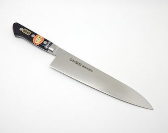 Minamoto Masamori HAKUGIN Gyuto – Yasuki High-Grade Stainless Steel Japanese Chef’s Knife