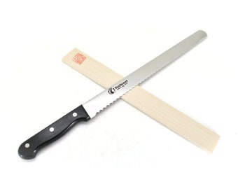 YuiSenri 8A Mo.V Steel INOX Wave Bread Knife 300 mm/11.8”