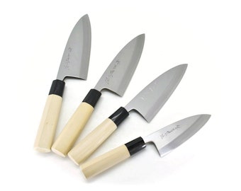 Sakai Takumi Ajimasa Yasuki White Steel Japanese Chef’s Deba for Right Handed, Hongasumi-Finish