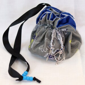 Grey Dragons Dice Bag image 1