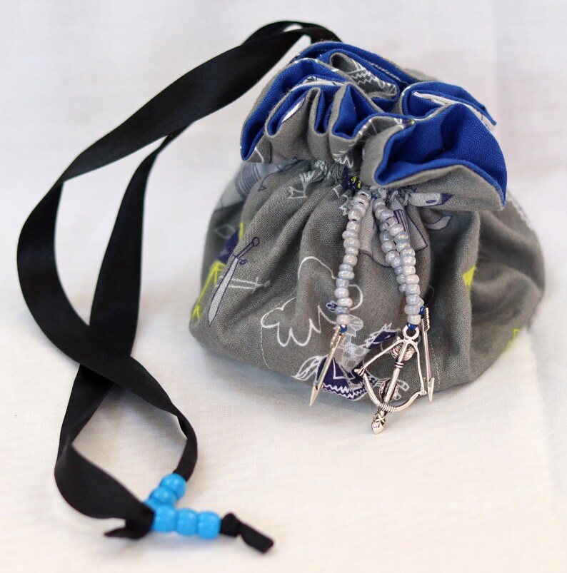 Grey Dragons Dice Bag image 1