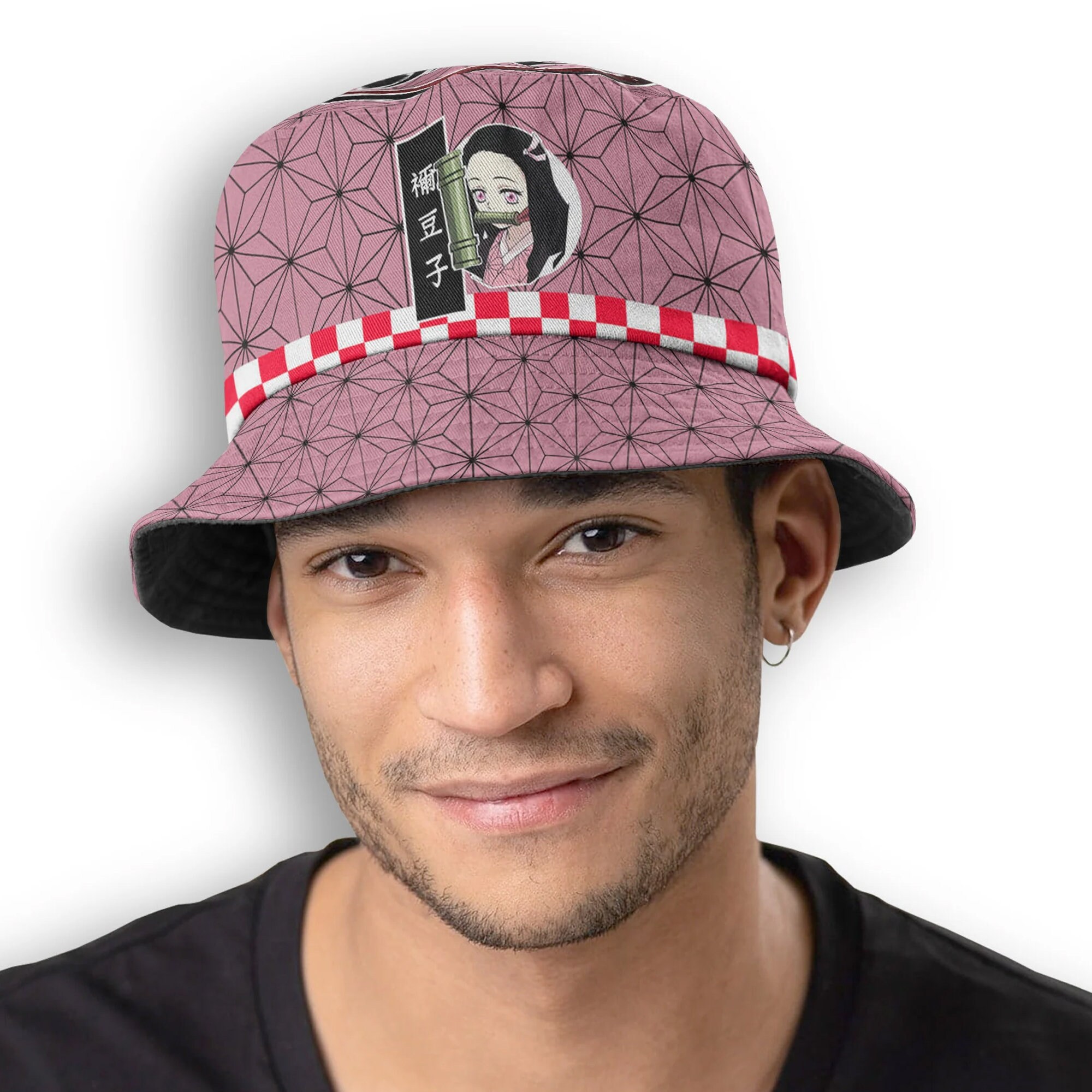 Nezuko Kamado Anime Bucket Hat Etsy Australia