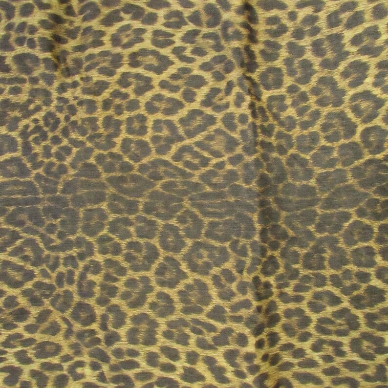5.3 Y SHEER Leopard Print Fabric