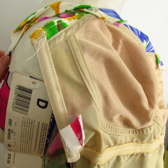 1980/'s ladies patterned swimming costume size 10-12 with tags