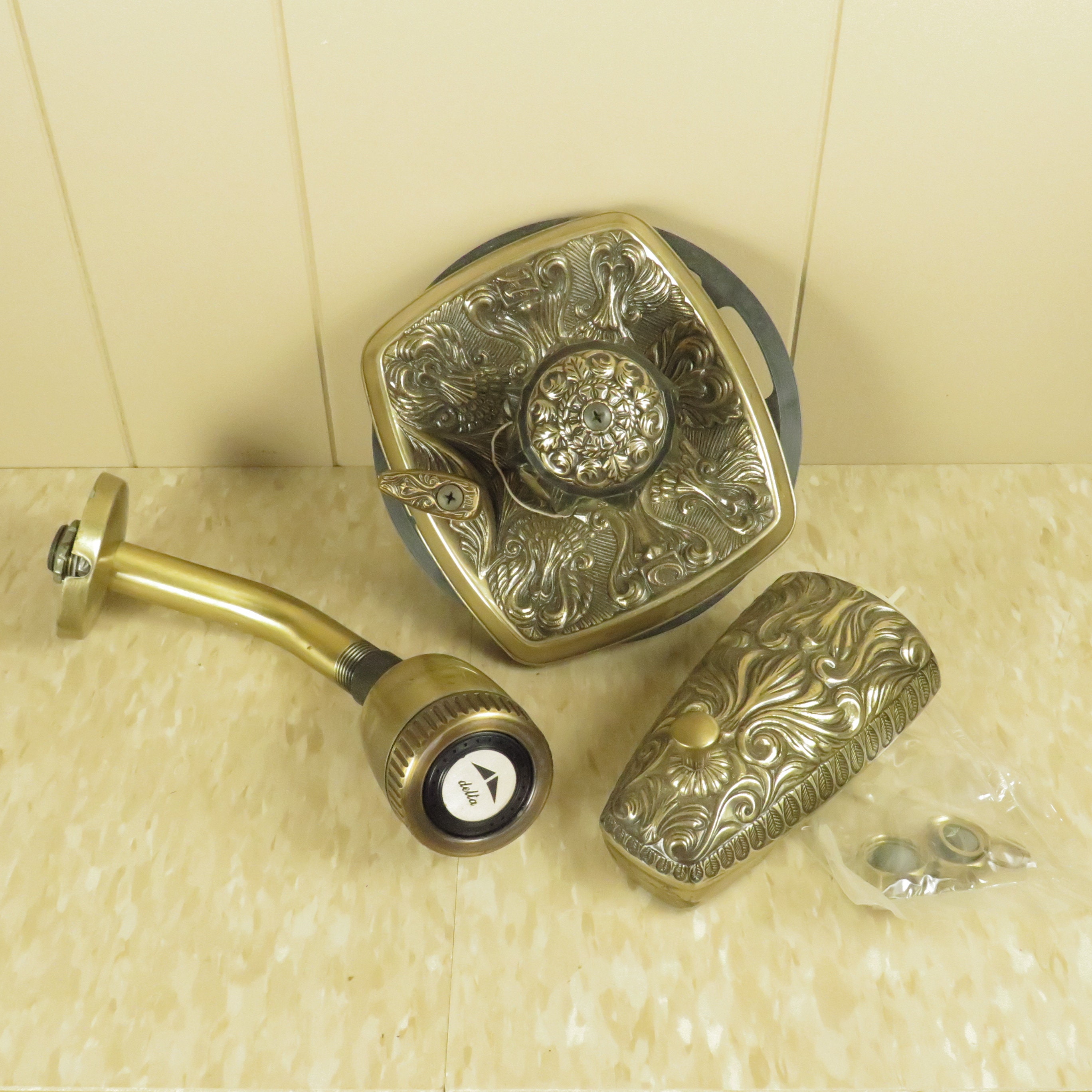 万年筆 DELTA ANNI SETTANTA 70FP オレンジ (USED) Vintage Delta Deltique Tub Spout Bath Shower Kit 1970s 80s