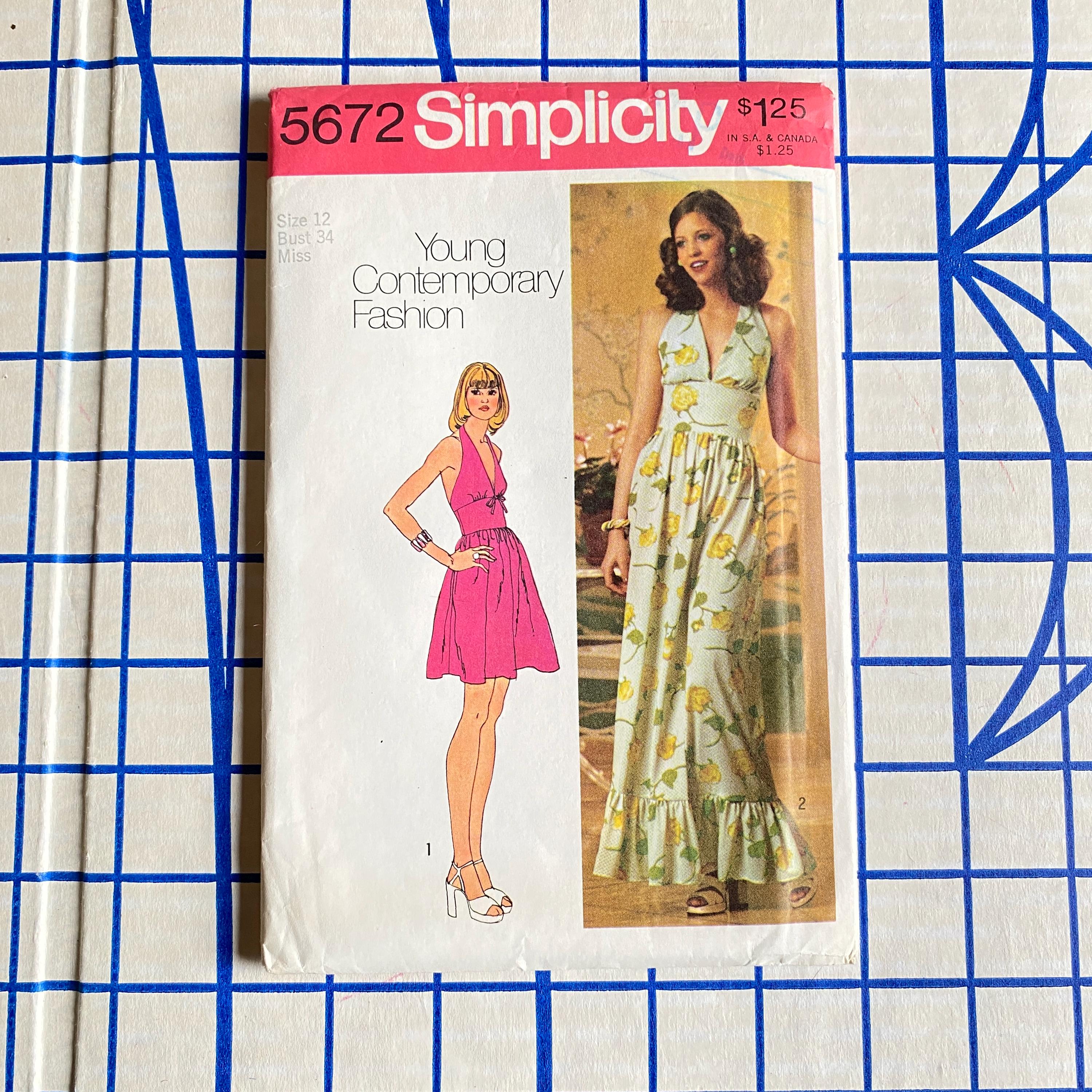 70's Halter Dress - Etsy