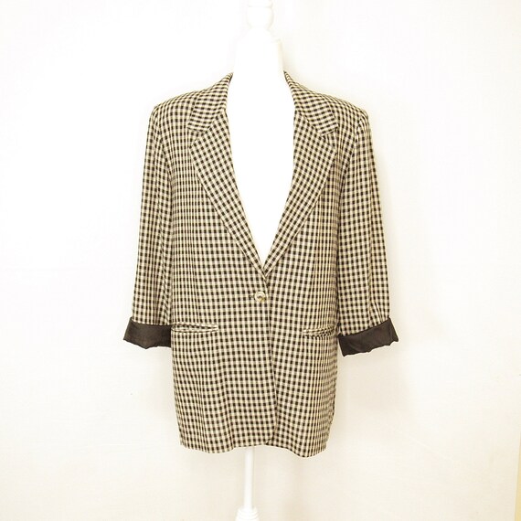 1980s Vintage Boxy Blazer Size Medium