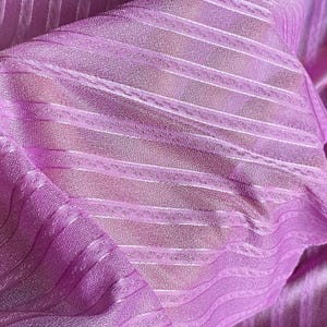 BTY Vintage Semi Sheer Knit Apparel Fabric Purple