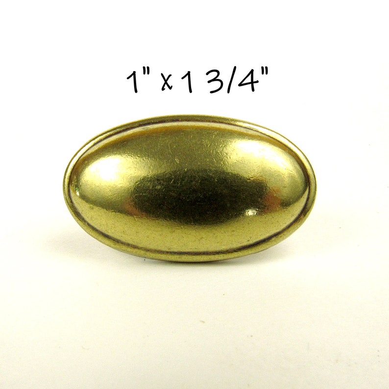 Oblong Brass Tone Pull