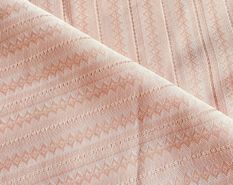 1.9 YD Pastel Orange 1970s Polyester Knit Fabric