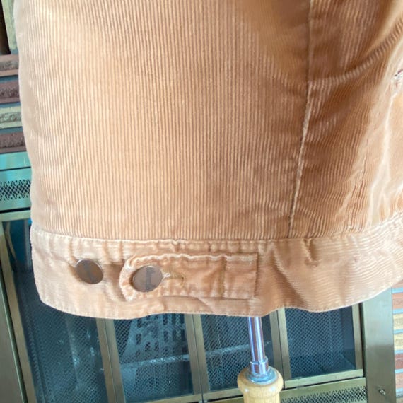 Mens 1970s Corduroy Trucker Jacket Sherpa Line Wr… - image 5