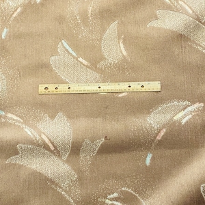 BTY 1980s Cut Velour Upholstery Fabric Abstract