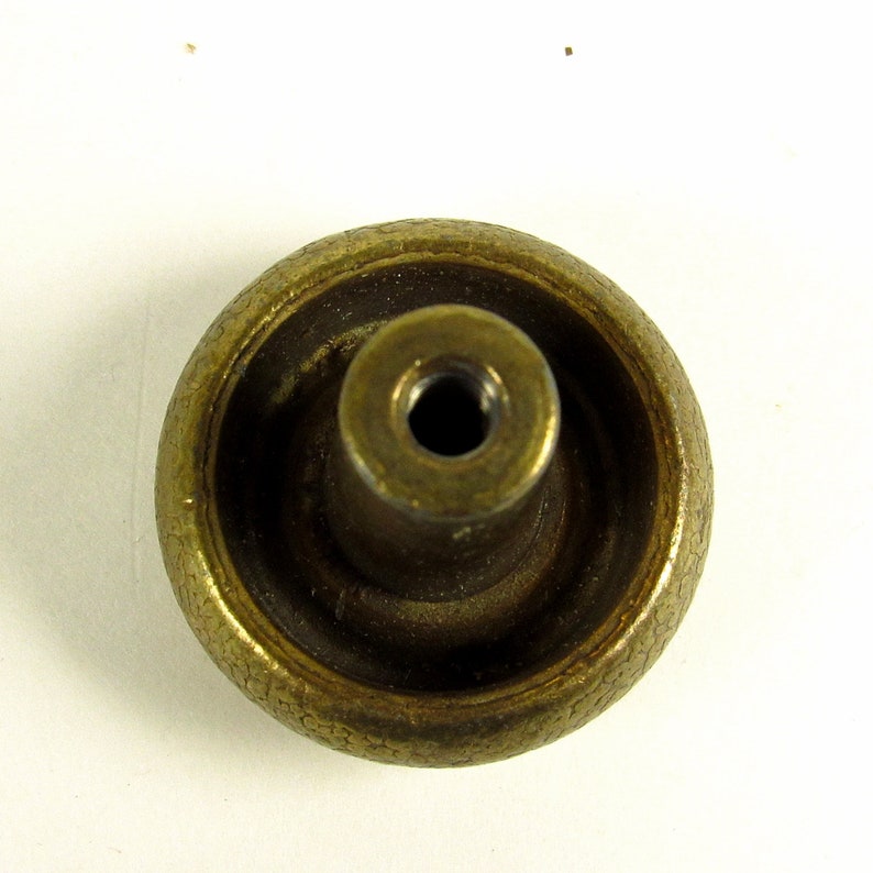 Hammered Brass Tone Retro Pull Knob