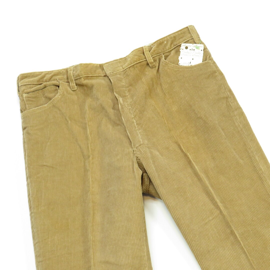 Vintage corduroy pants for men, size W33 unclear Beige type Vintage Second Hand