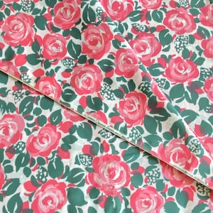 BTY Vintage Impressionist Floral Apparel Fabric Cotton Blend