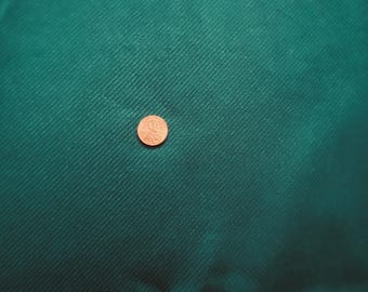 1.3 YD Dark Green 1970s Double Knit Polyester Twill Fabric