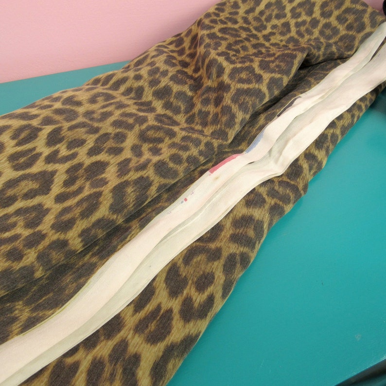 5.3 Y SHEER Leopard Print Fabric