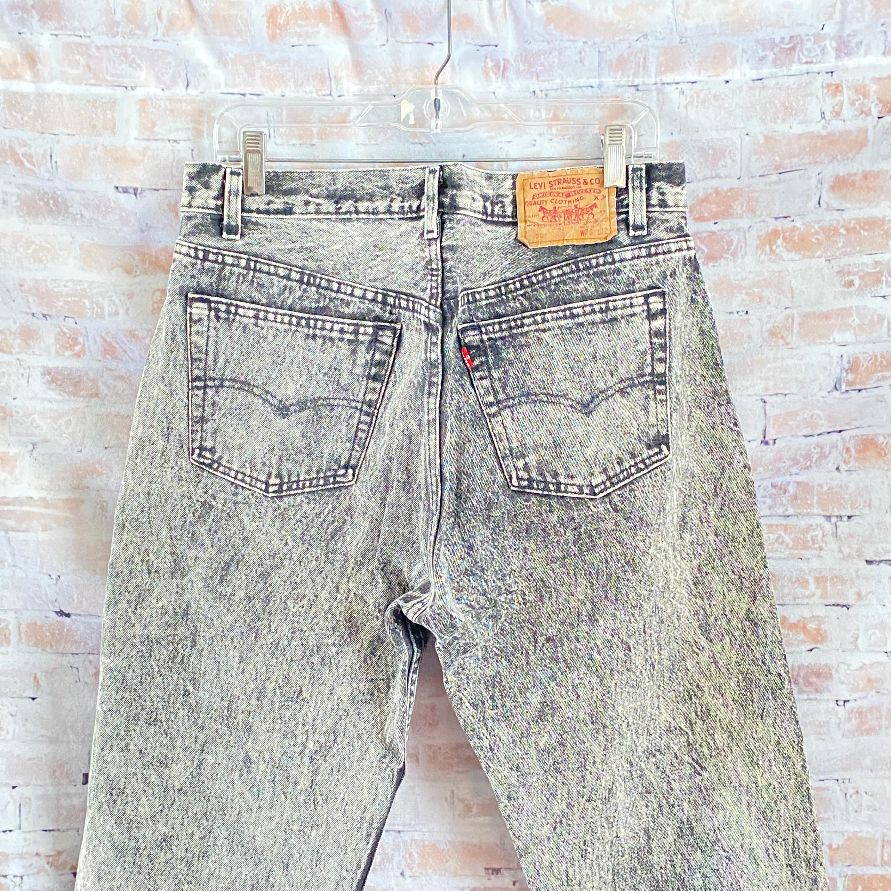 Mens Vintage USA Levis 501 Acid Wash Jeans ACTUAL 32 X 30 - Etsy