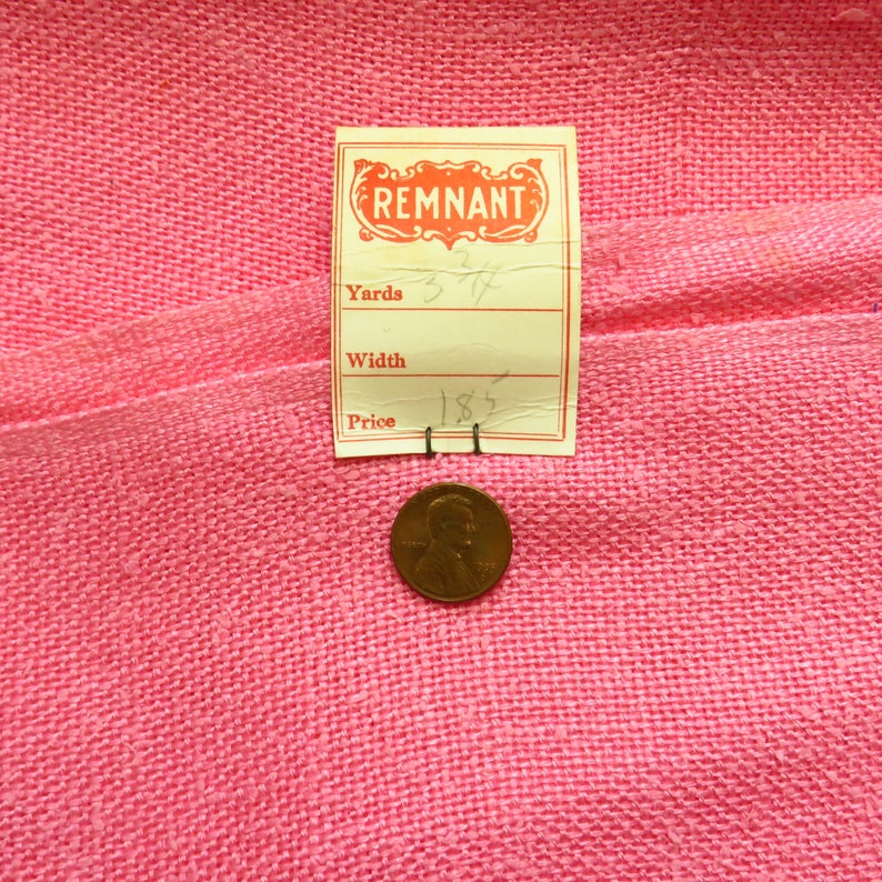 pink burlap fabric