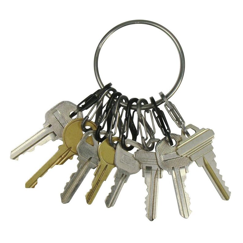Big Key Ring With Carabiners NITE IZE BRG M1 R3 Stainless Etsy