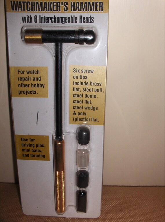 Hobby Hammer Craft Kit Jewellery Making Art Brass Steel Plastic Screw On Heads