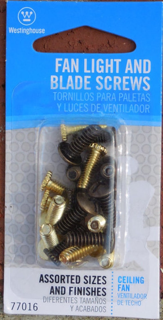 Fan Light And Blade Screws Westinghouse Assorted Sizes And Etsy