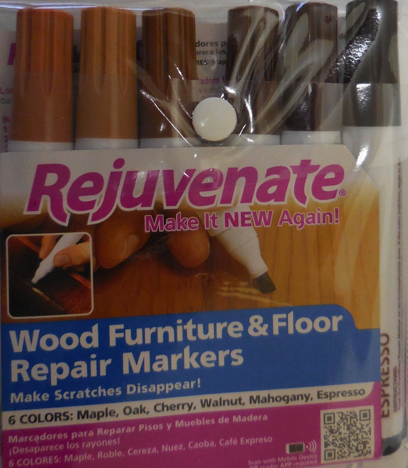 REJUVENATE WOOD FURNITURE and Floor Repair Markers Make Etsy