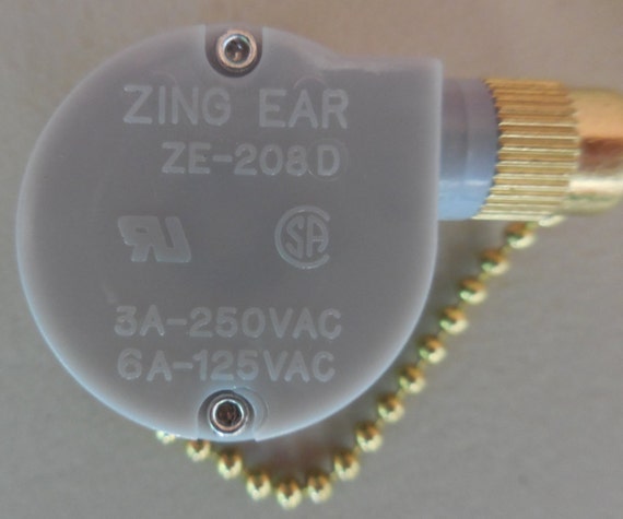 Zing Ear Ze 208d 3 Speed Control 3 Capacitor For 5 8 Wire Pull Etsy