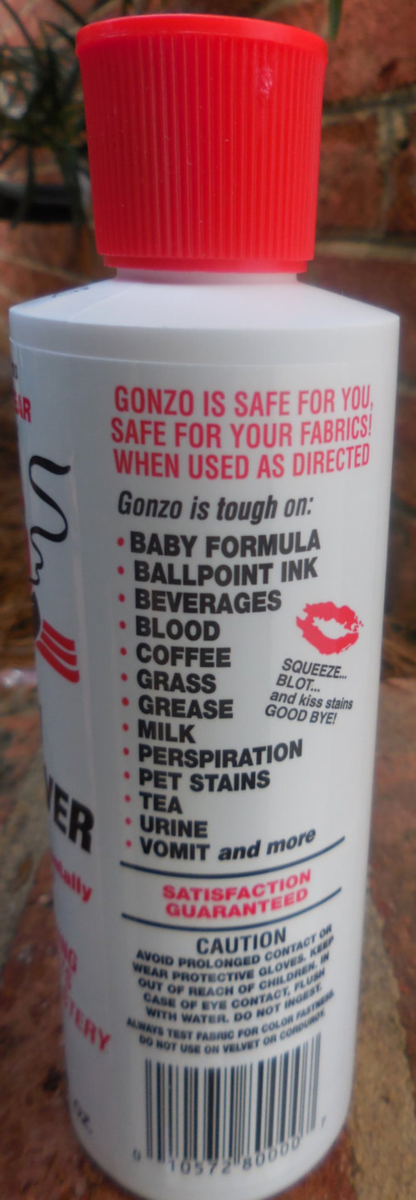 GONZO STAIN REMOVER Safe Odorless non toxic non flammable Etsy