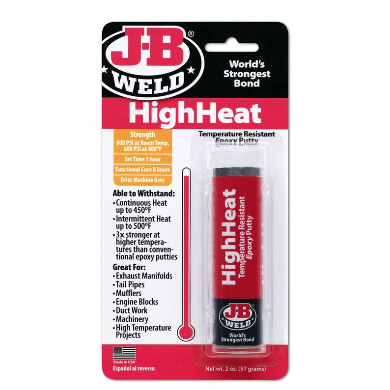 JB WELD High Heat Epoxy Putty 8297 Able to Withstand Etsy