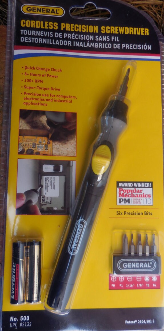 CORDLESS PRECISION SCREWDRIVER 