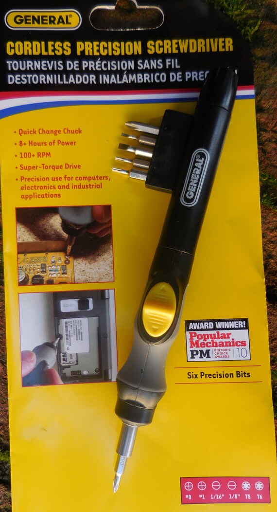 CORDLESS PRECISION SCREWDRIVER 