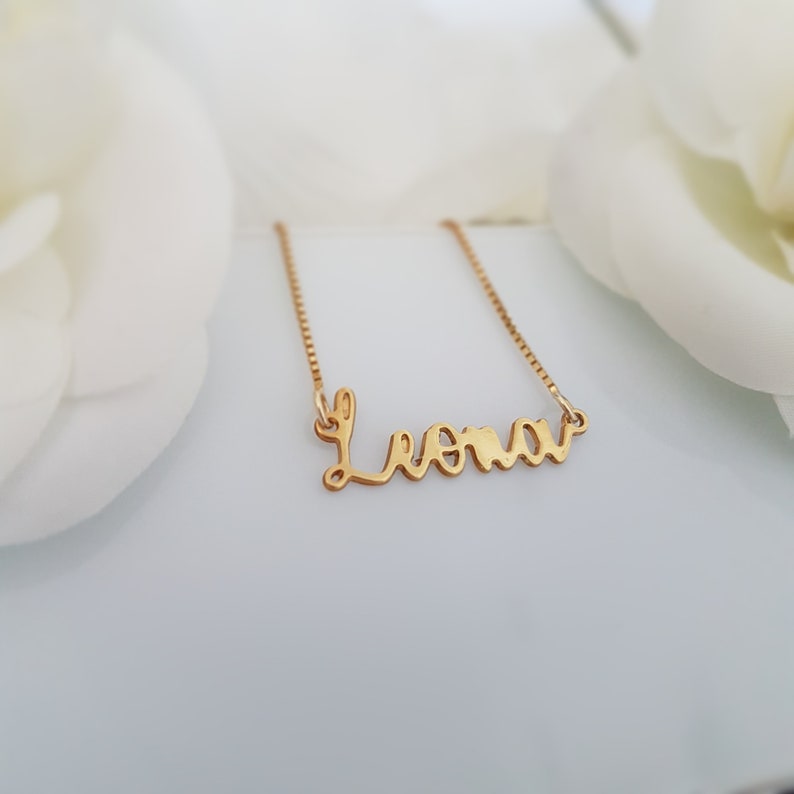 Name On Necklace Plate Jewelry Tag Image 0